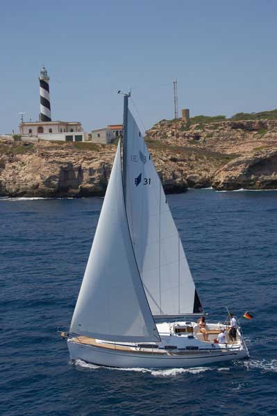 Charteryacht Bavaria 31 Cruiser Backboard